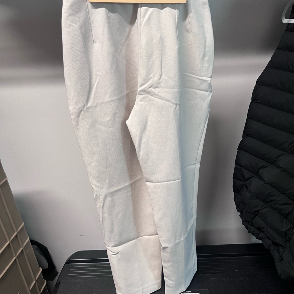 Zara Women's Classic Cream Straight Leg Pants